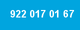 922 017 01 67 922 017 01 67